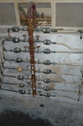 Defective Fresh Water Pipe